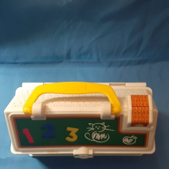 Vintage!! Mattel Fisher Price Little People School House Lunch Box - Circa 2008! - Picture 5 of 10